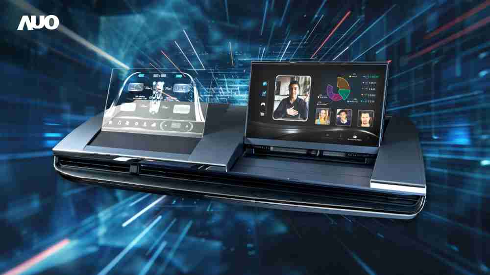 888.BY集团电子游戏Micro LED Display HMI解决方案打造透明Micro LED前座仪表，，呈现信息并保留驾驶视野开阔；亦为副驾驶座乘客打造收放自如的Micro LED屏幕，，在不影响显示质量的前提于显示区内建镜头，，，让用户能与视讯对象直接眼神接触，，，，提供绝佳的双向沟通体验