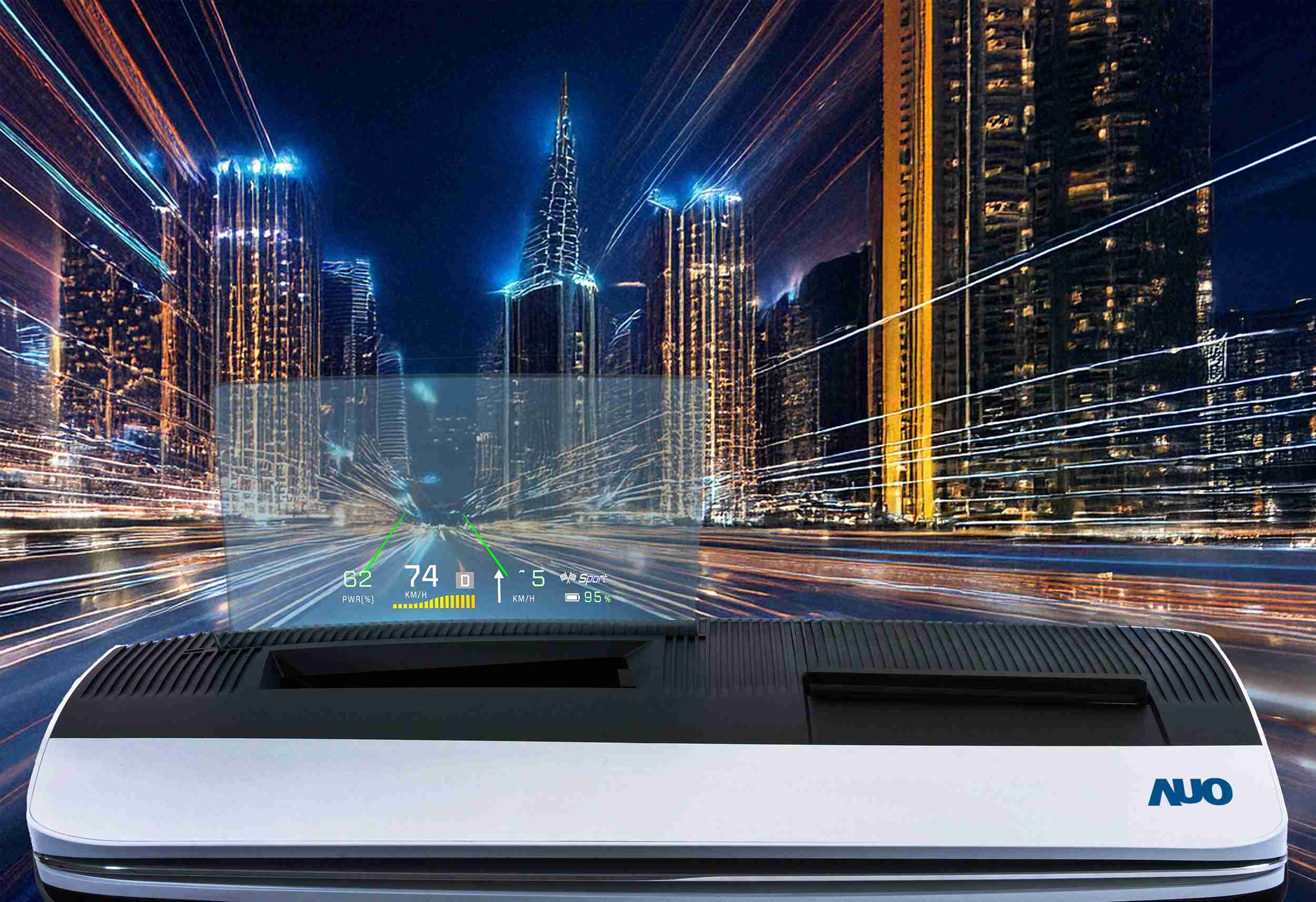 888.BY集团电子游戏推出13吋Micro LED抬头显示器，，，提供高入眼亮度、、、、高色彩饱和度的显示质量，，，，在阳光下或黑暗中都清晰可见，，，，并利用Micro LED模块体积小的优势，，，，解决车用空间有限的痛点